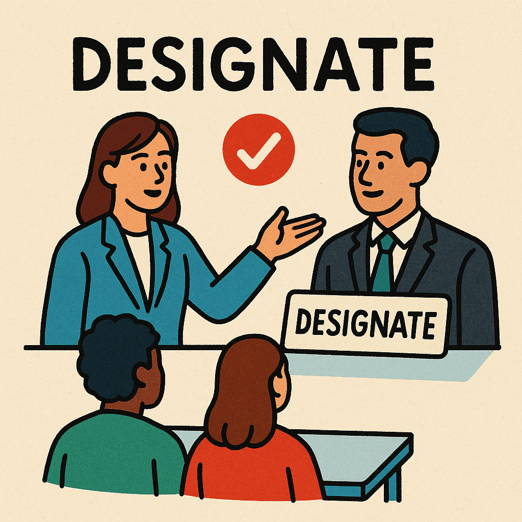 designate meaning and examples thumbnail