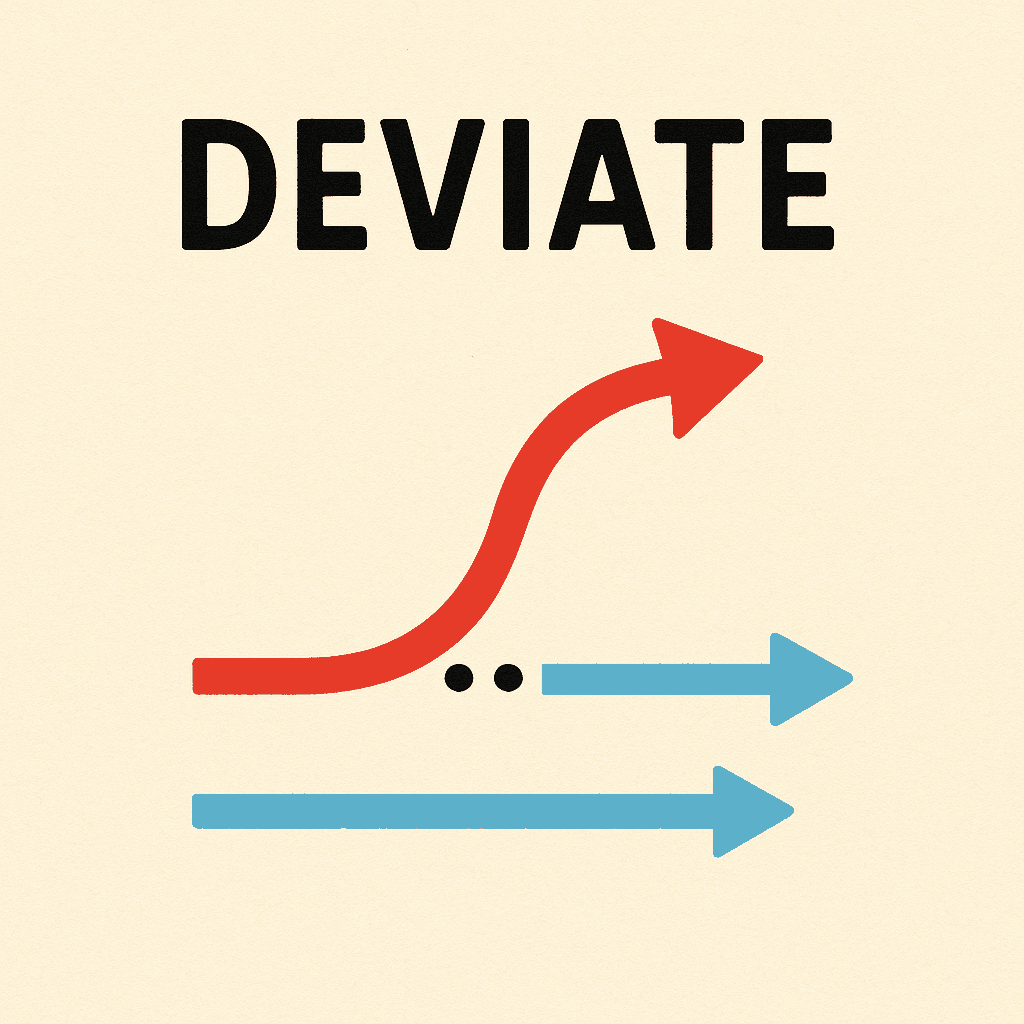 deviate meaning and examples thumbnail