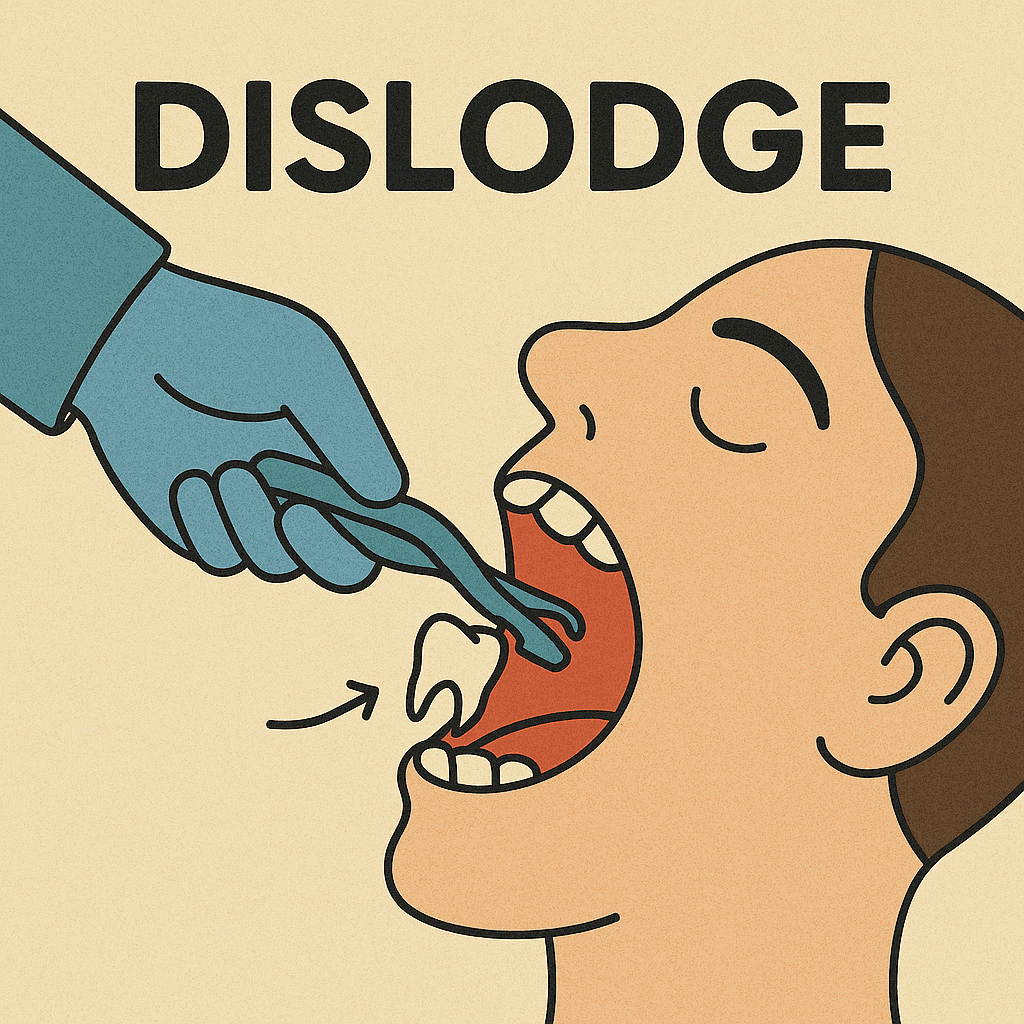 dislodge meaning and examples thumbnail