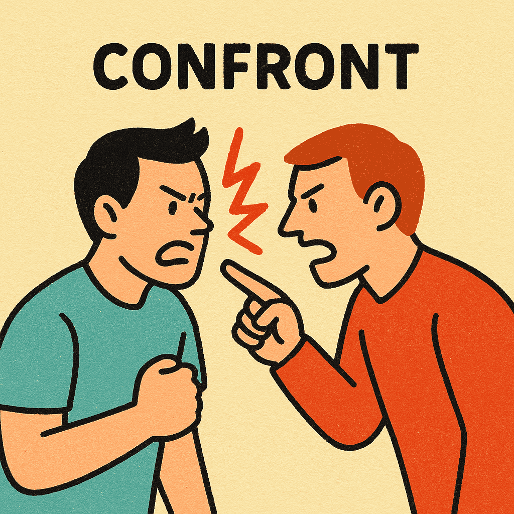 confront meaning and examples