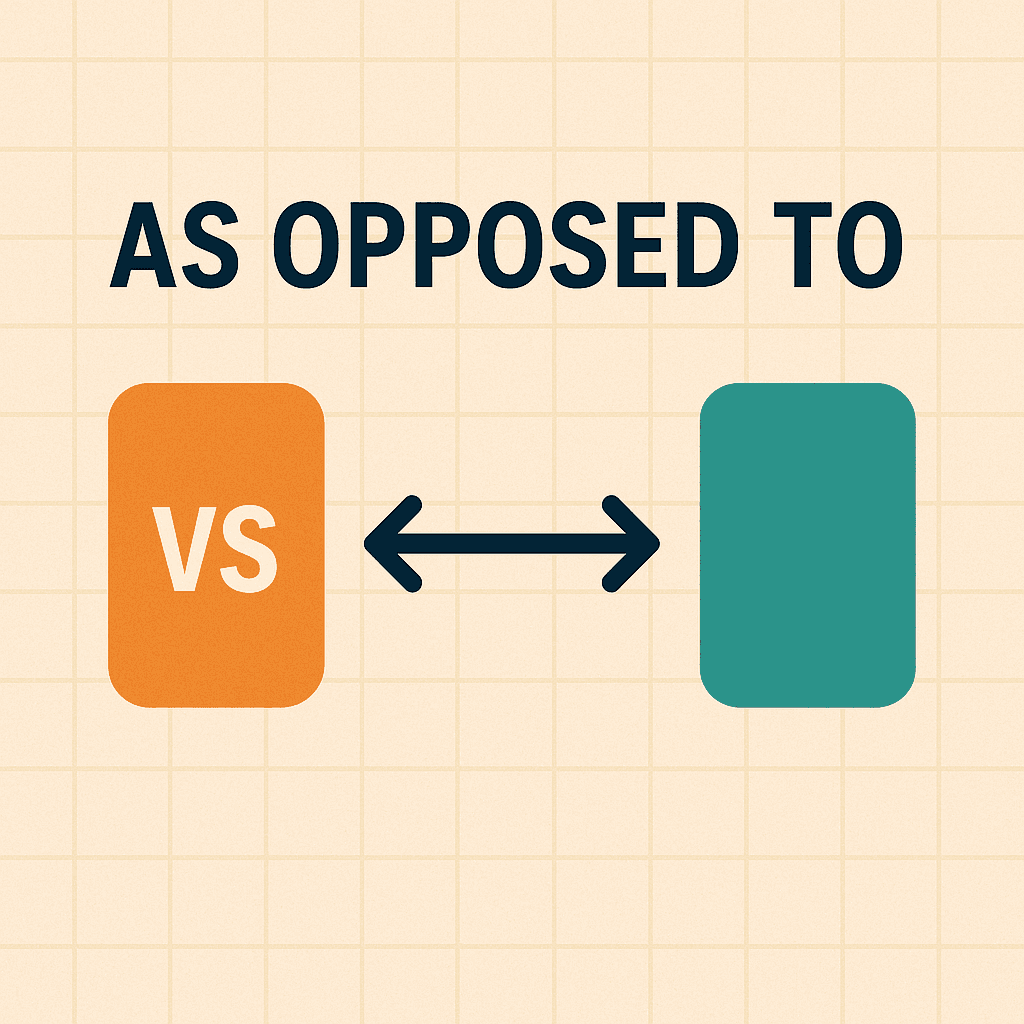 as opposed to meaning and examples thumbnail