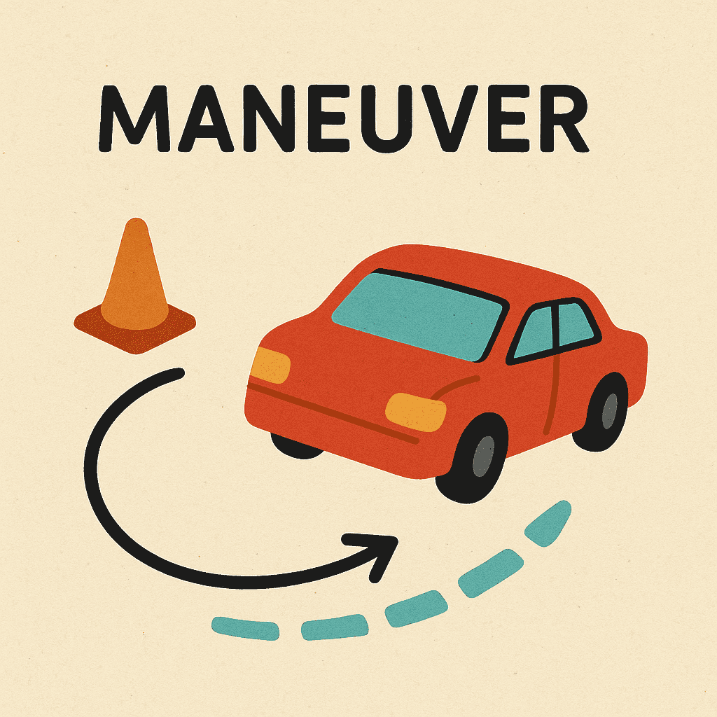 maneuver meaning and examples thumbnail