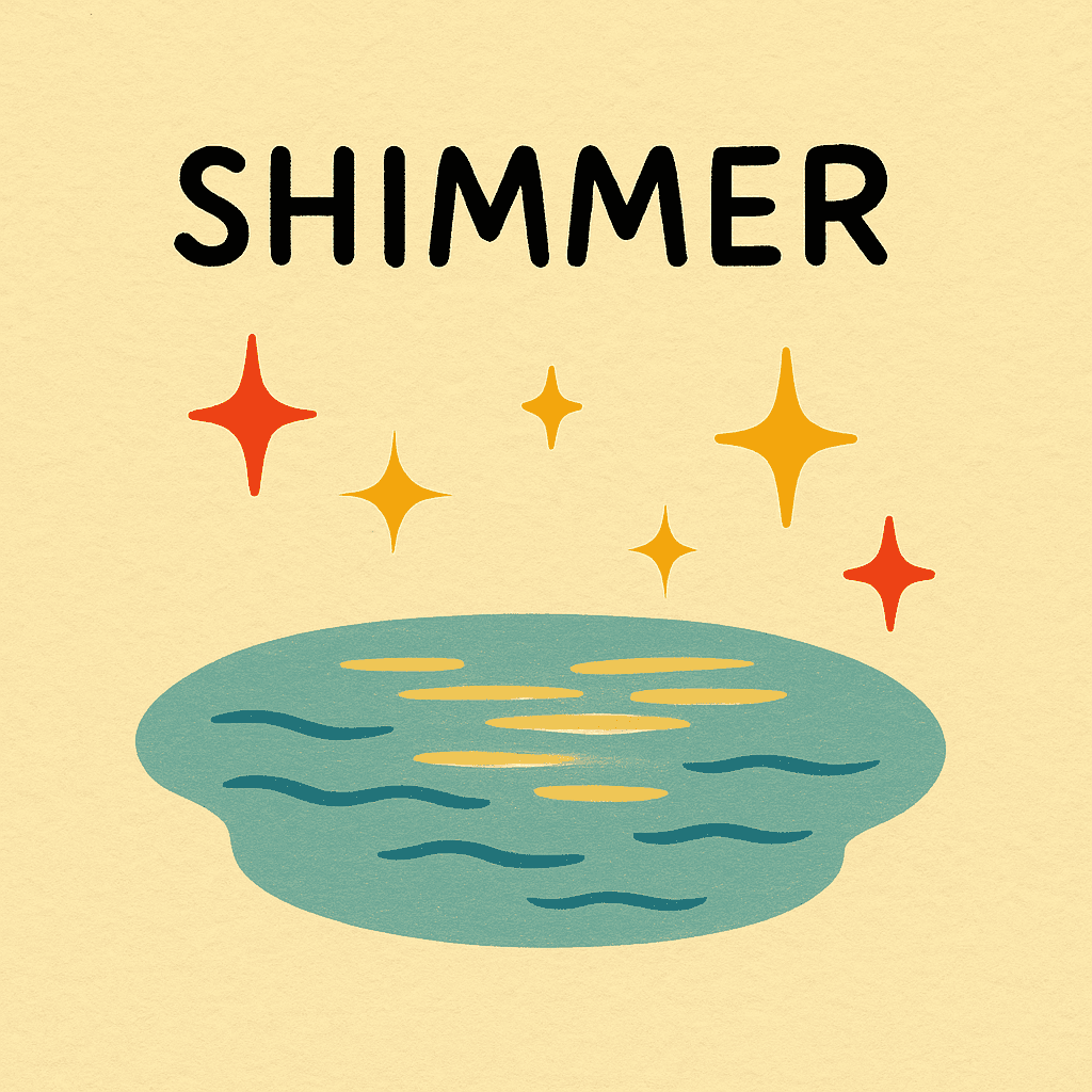 shimmer meaning and examples thumbnail