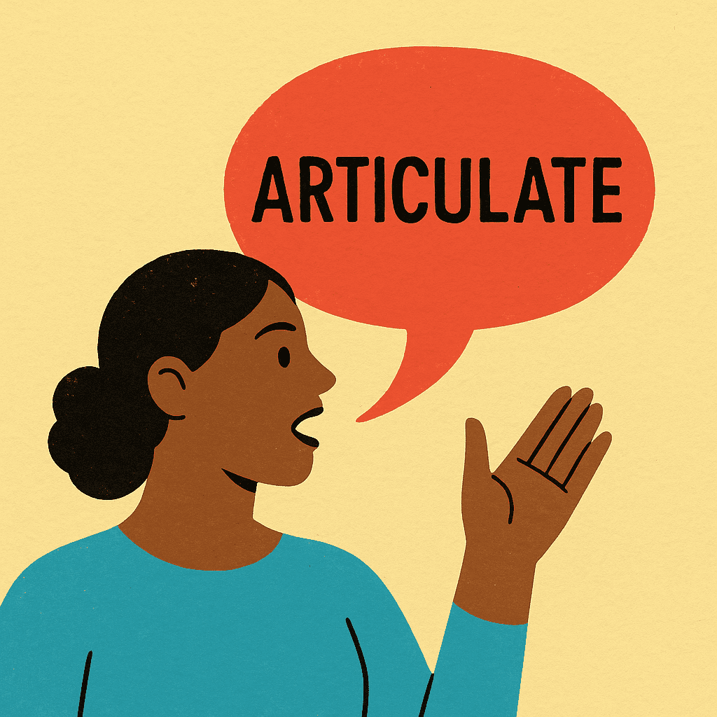 articulate meaning and examples