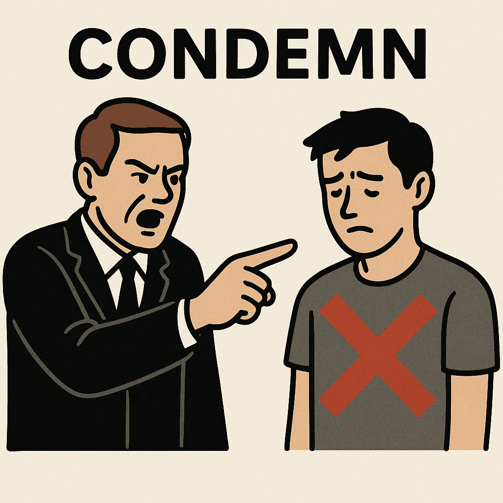 condemn meaning and examples thumbnail