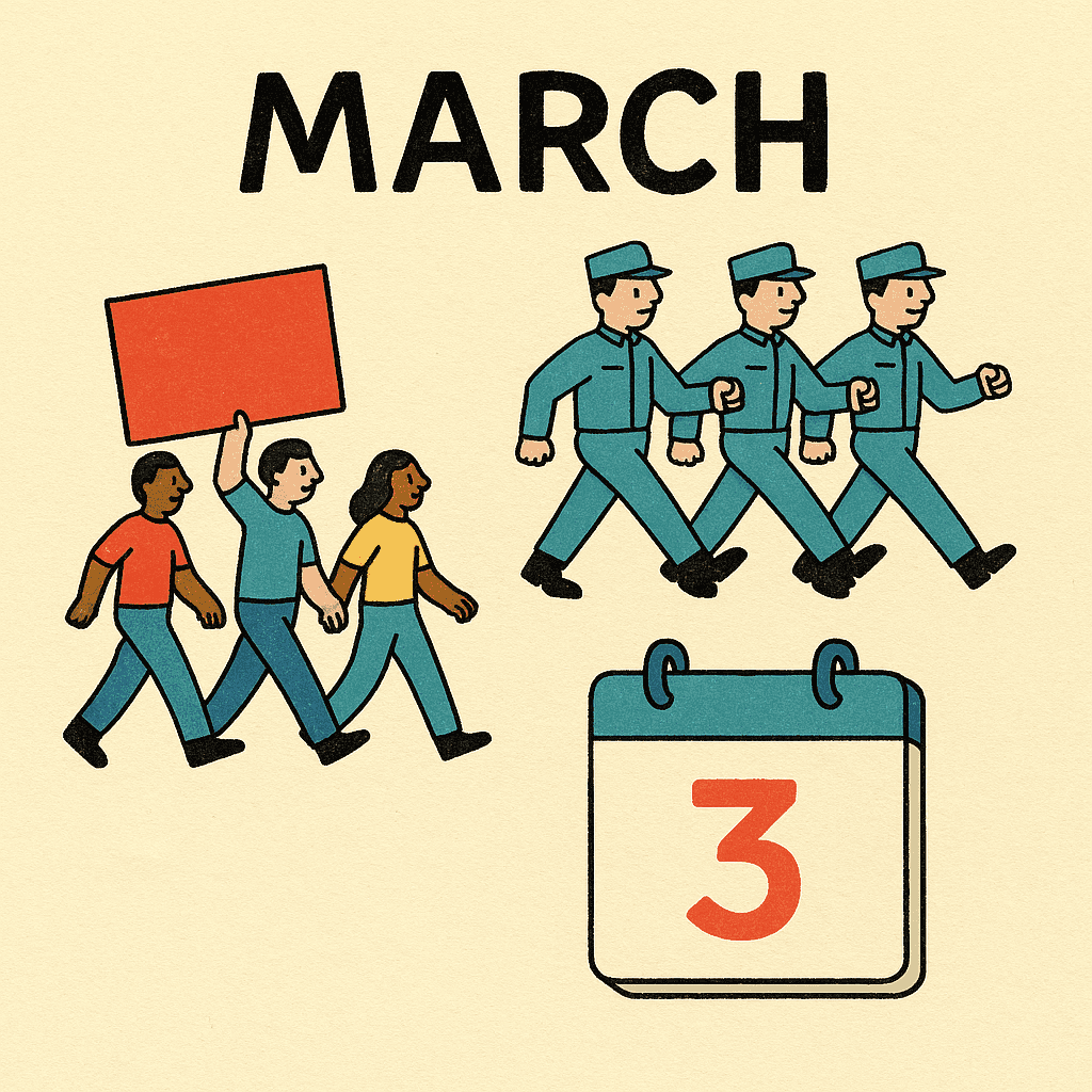 march meaning and examples thumbnail