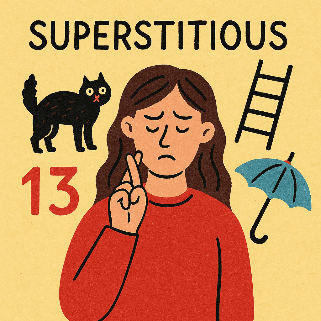superstitious meaning and examples thumbnail