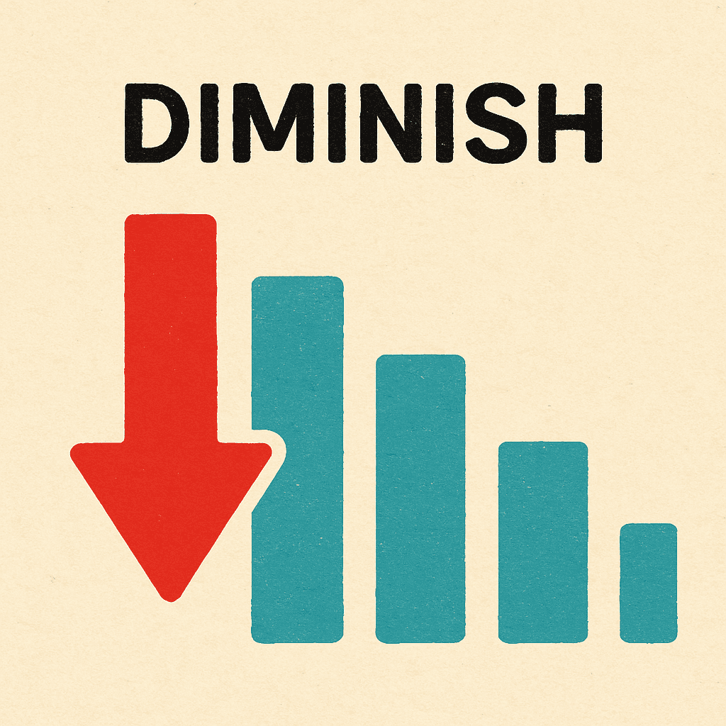 diminish meaning and examples