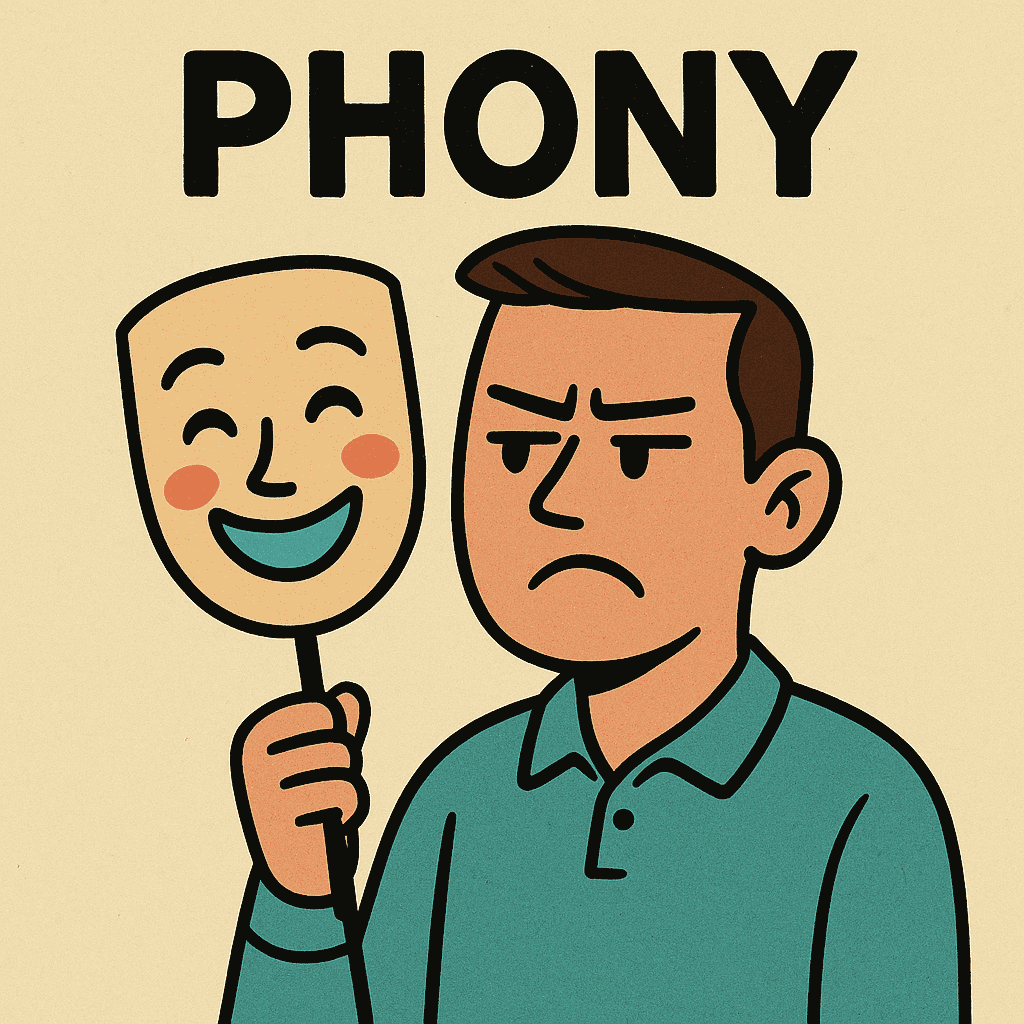 phony meaning and examples