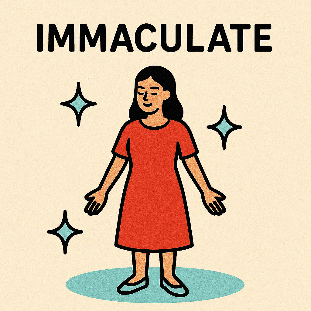 immaculate meaning and examples thumbnail