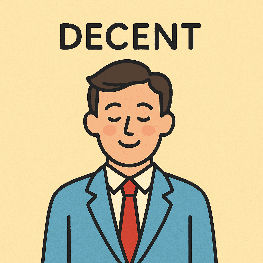 decent meaning and examples