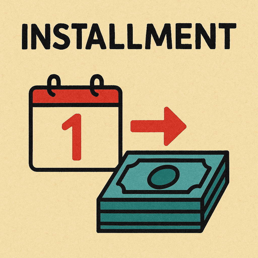 installment meaning and examples