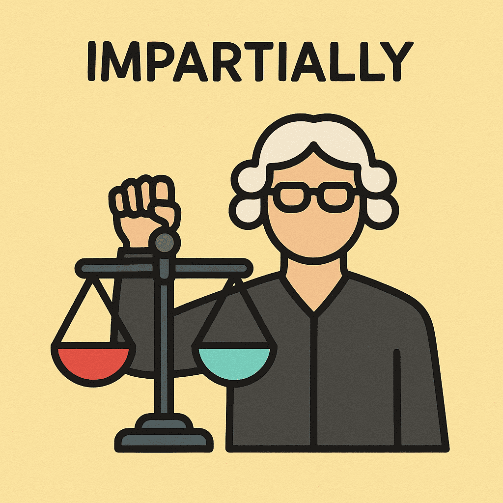 impartially meaning and examples