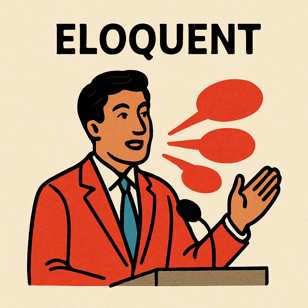 eloquent meaning and examples