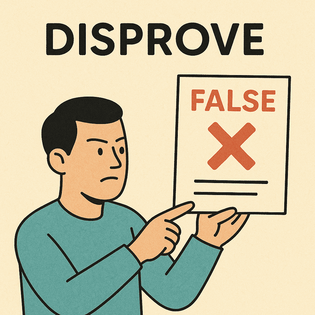 disprove meaning and examples thumbnail