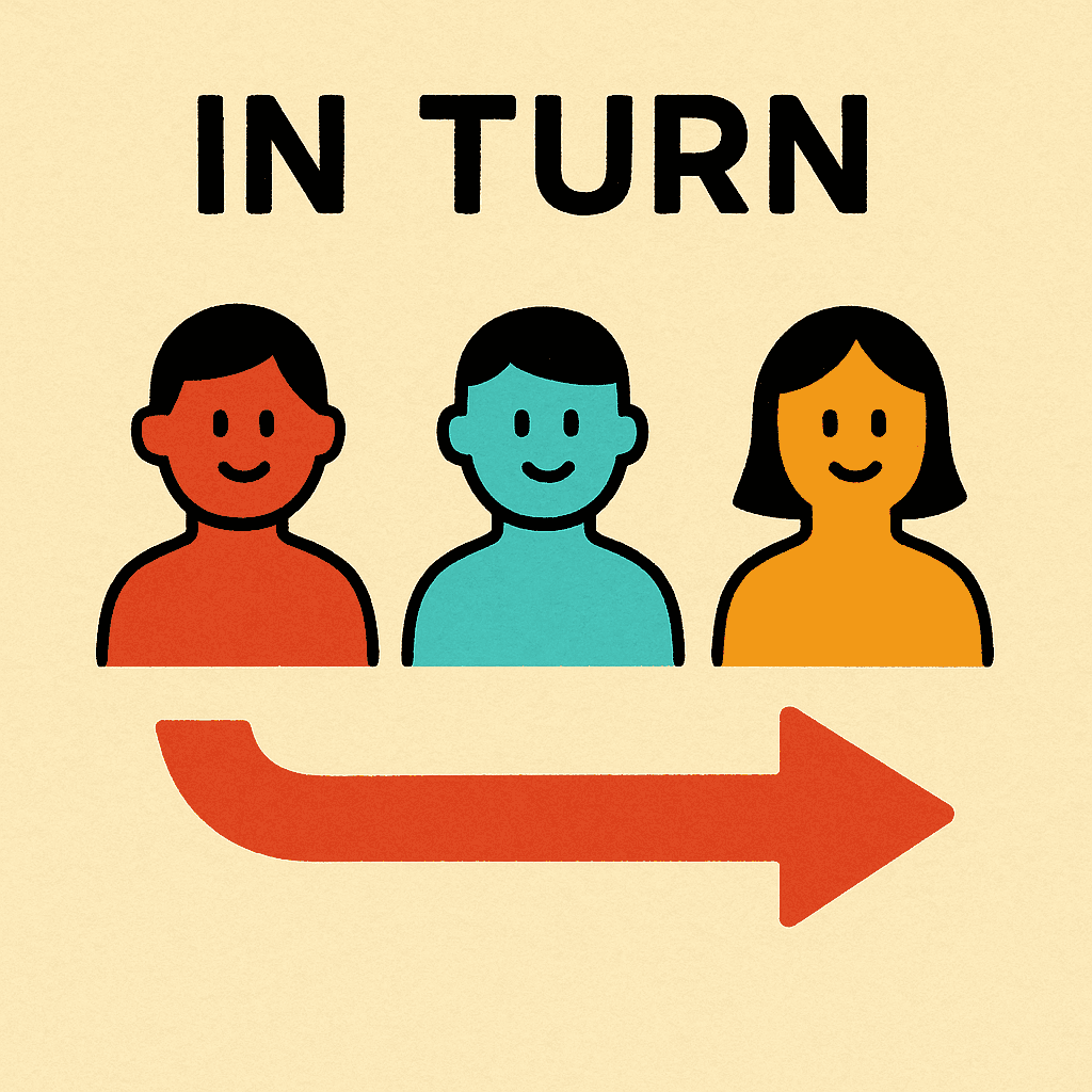 in turn meaning and examples thumbnail