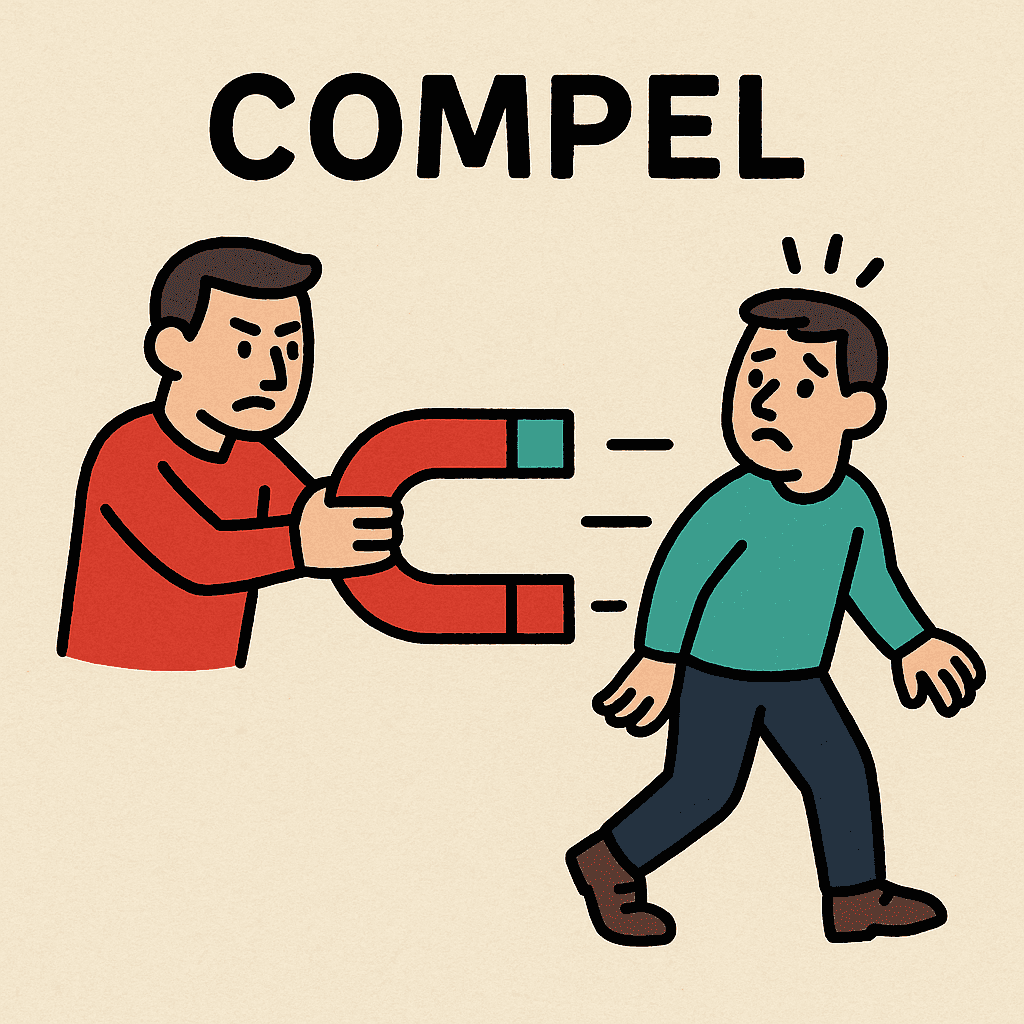 compel meaning and examples thumbnail