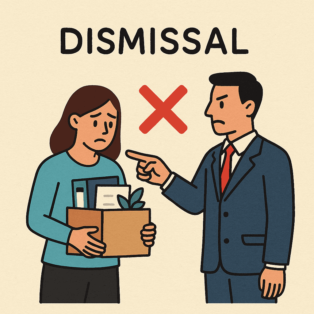 dismissal meaning and examples thumbnail