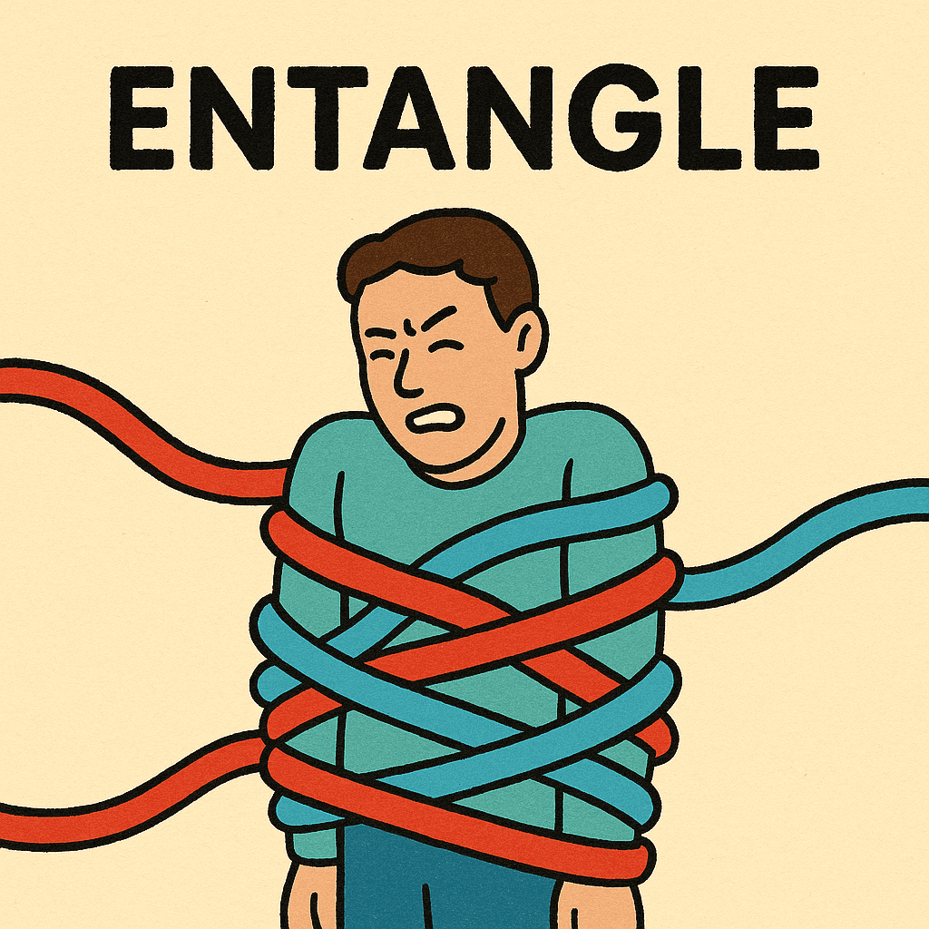 entangle meaning and examples