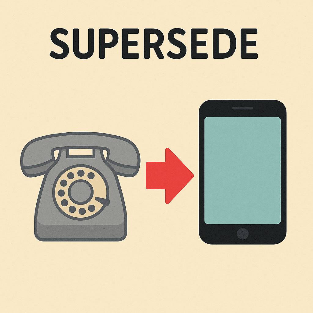 supersede meaning and examples thumbnail