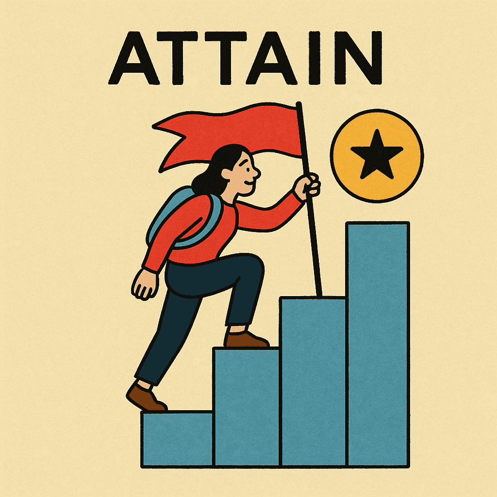 attain meaning and examples thumbnail