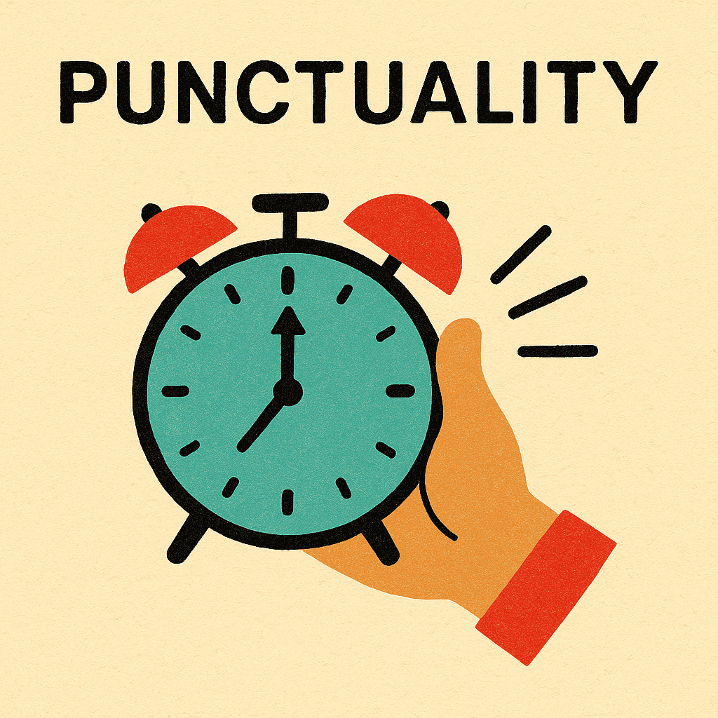 punctuality meaning and examples thumbnail