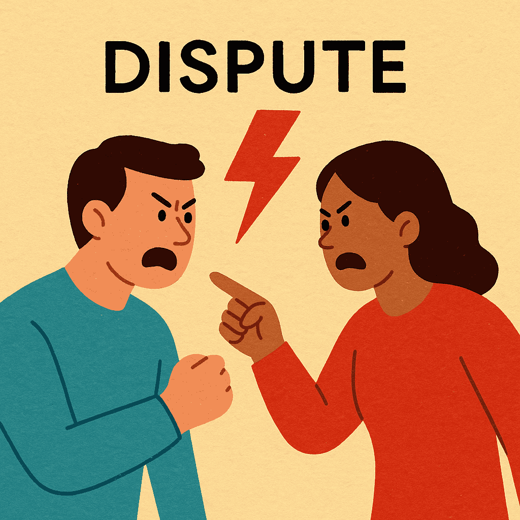 dispute meaning and examples