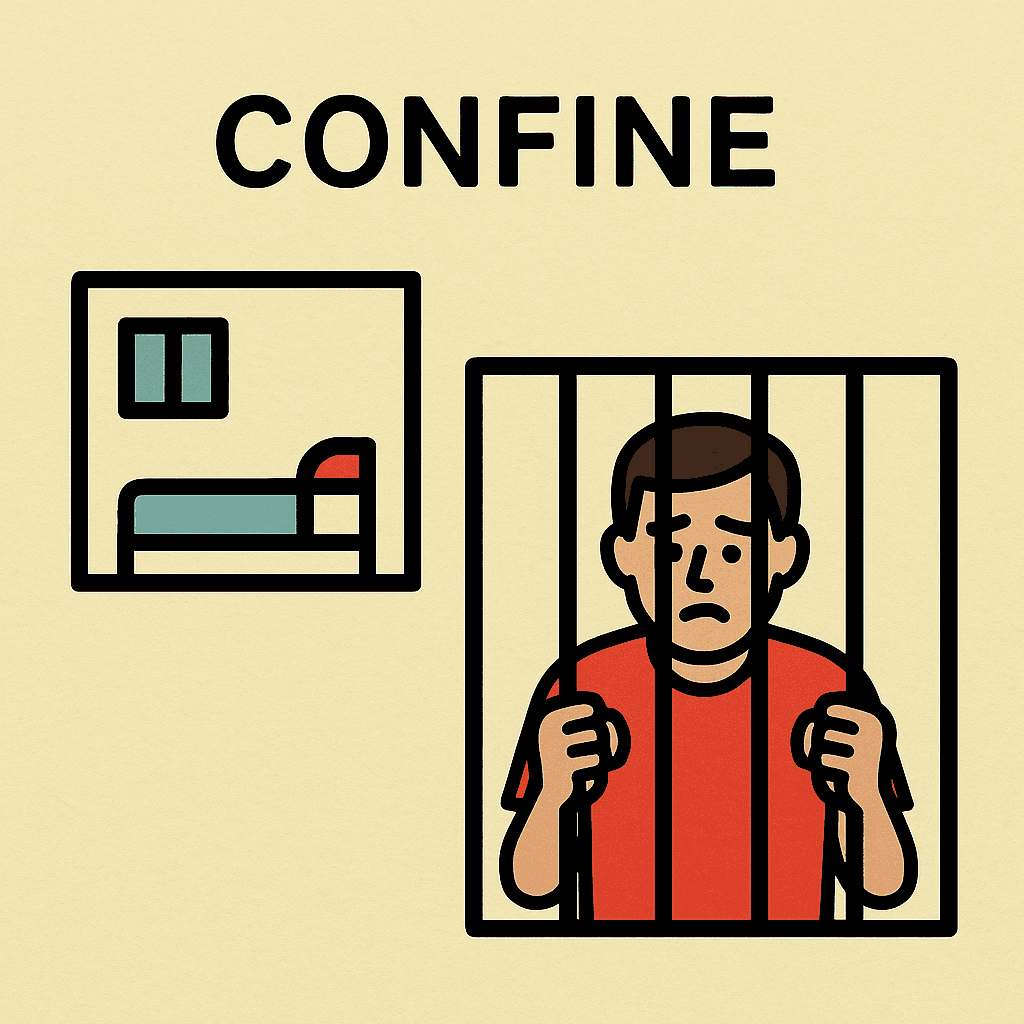 confine meaning and examples thumbnail