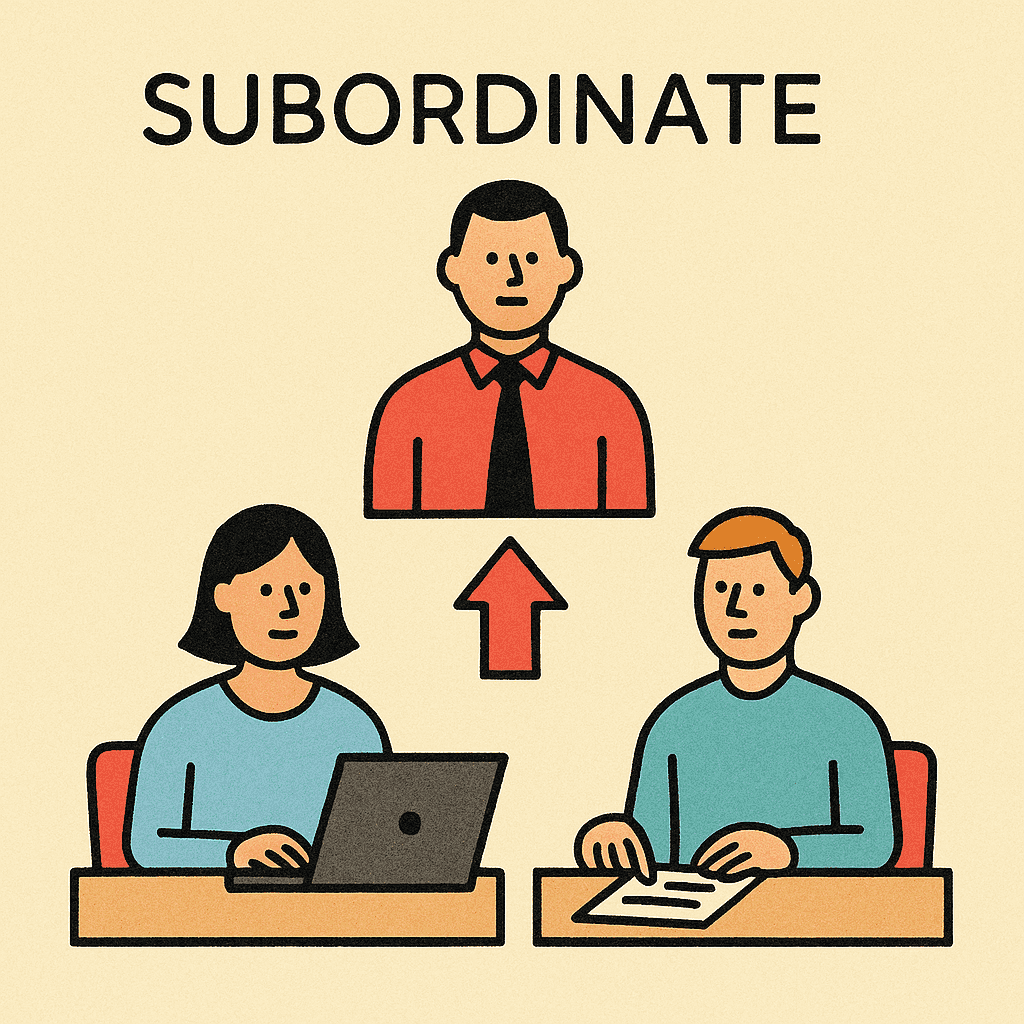 subordinate meaning and examples thumbnail