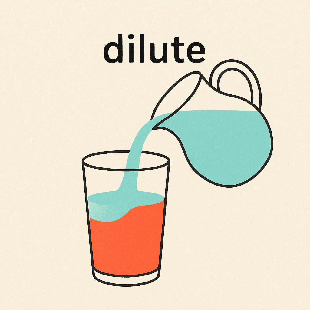 dilute meaning and examples