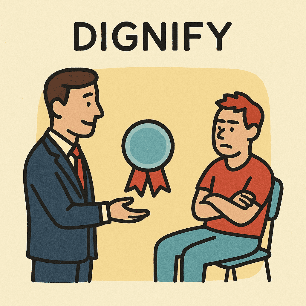 dignify meaning and examples thumbnail