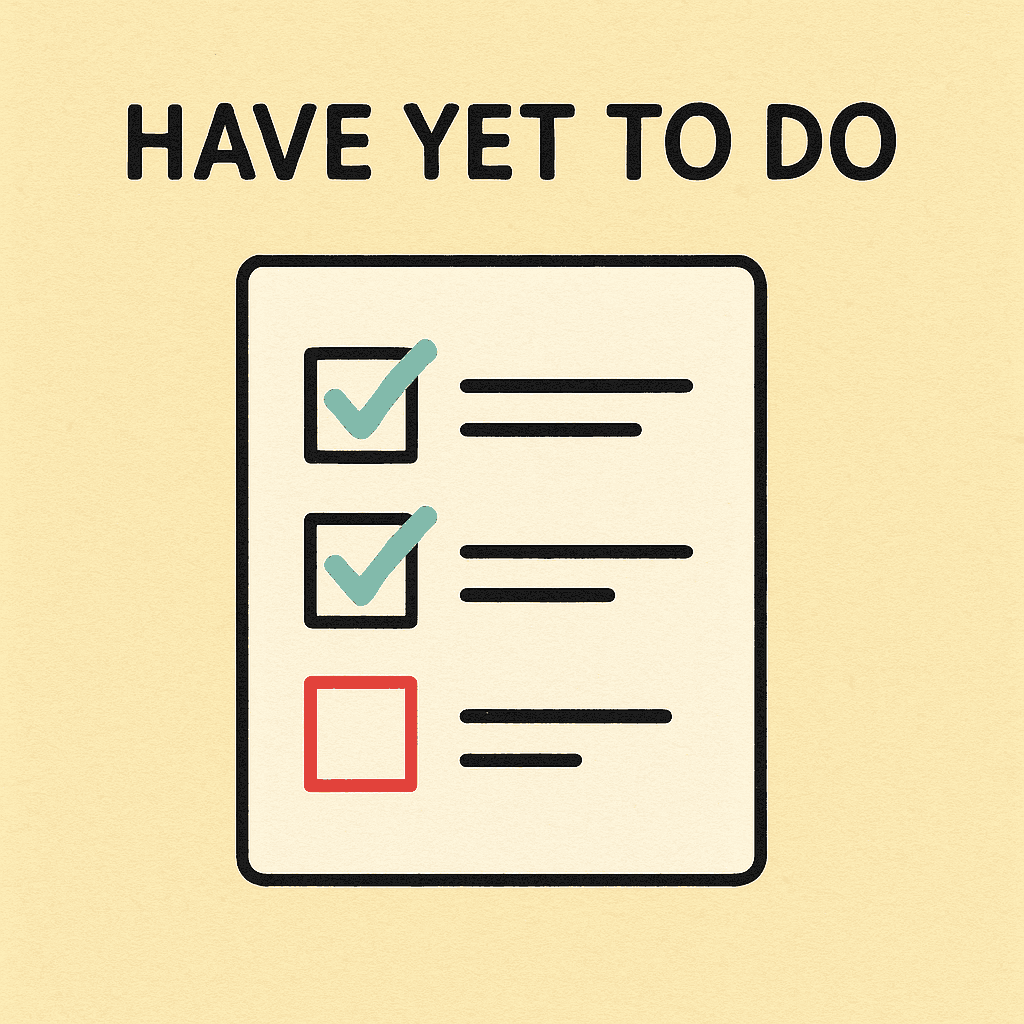 have yet to do meaning and examples thumbnail