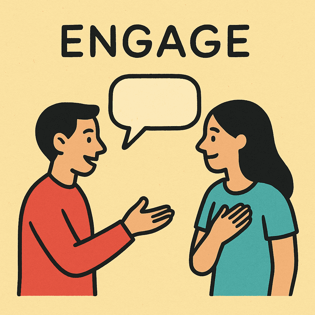 engage meaning and examples