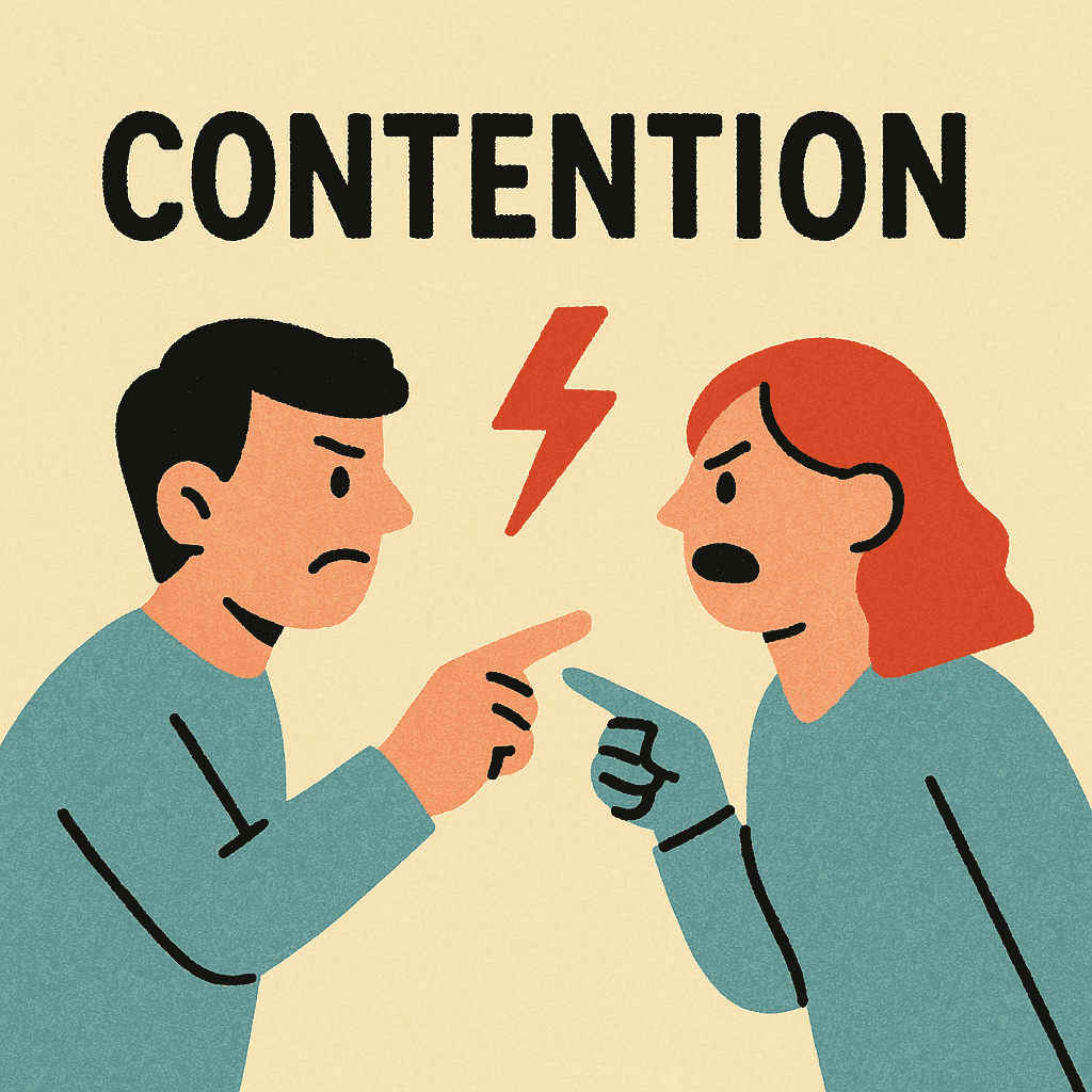 contention meaning and examples