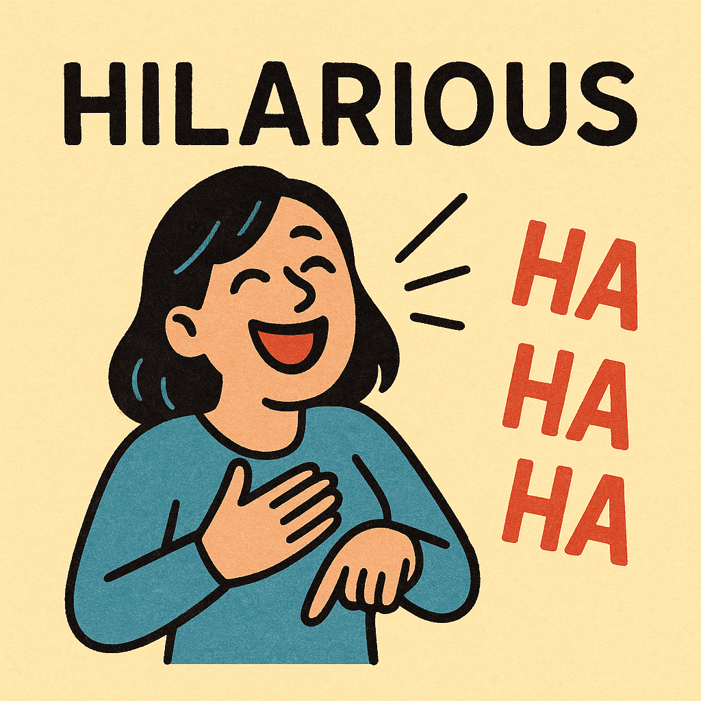 hilarious meaning and examples thumbnail