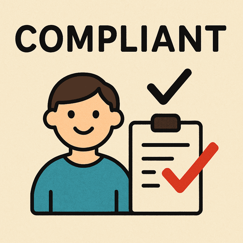 compliant meaning and examples thumbnail