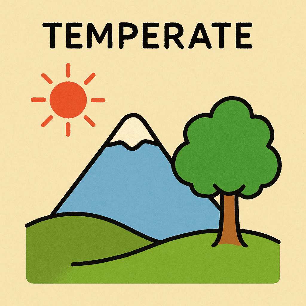 temperate meaning and examples thumbnail