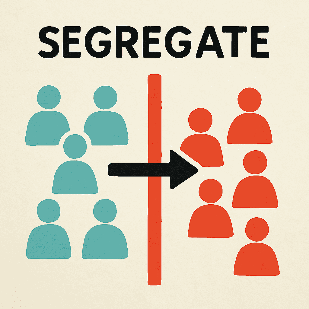 segregate meaning and examples thumbnail