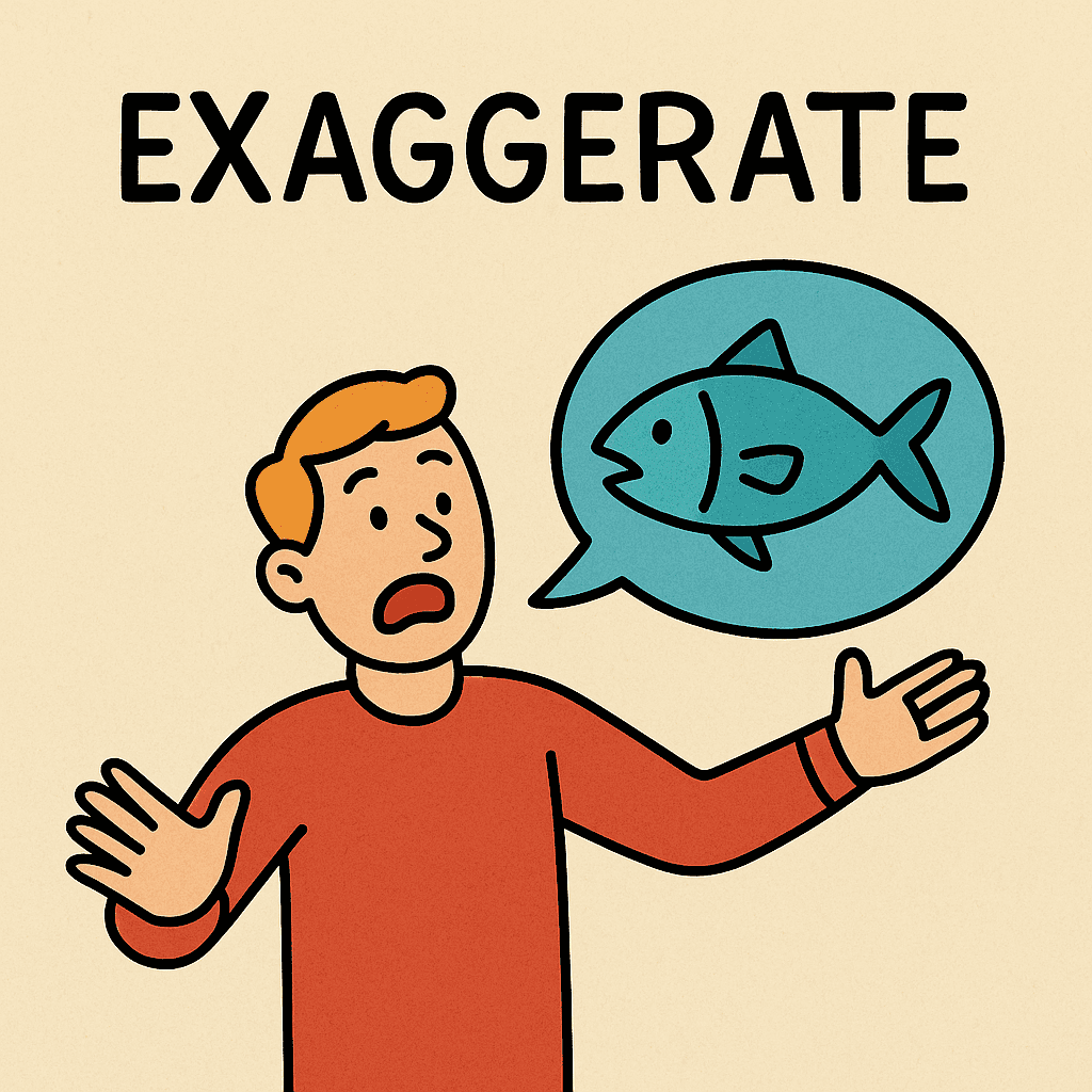exaggerate meaning and examples