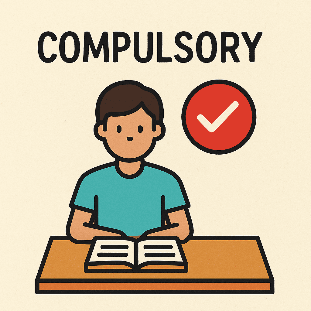 compulsory meaning and examples thumbnail