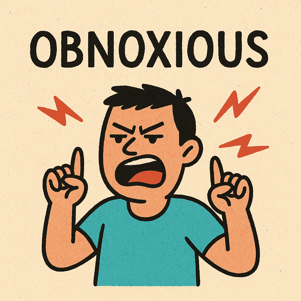 obnoxious meaning and examples thumbnail