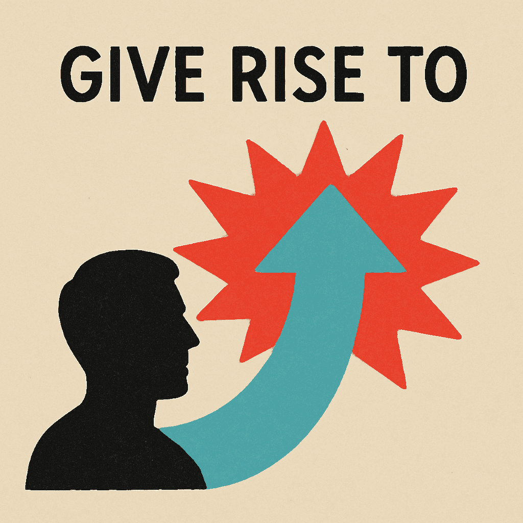 give rise to meaning and examples thumbnail
