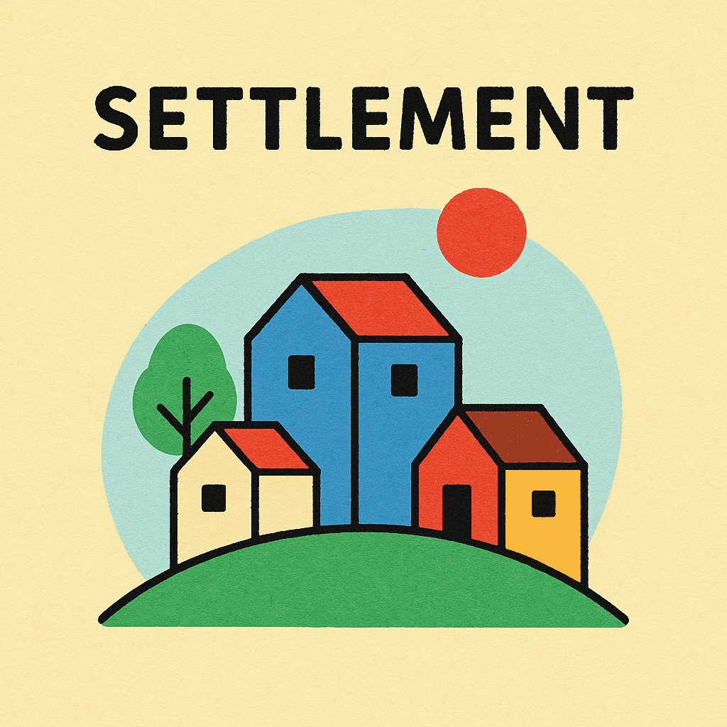 settlement meaning and examples thumbnail