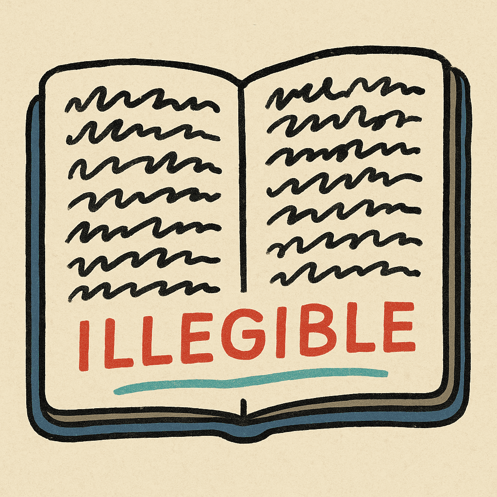 illegible meaning and examples thumbnail