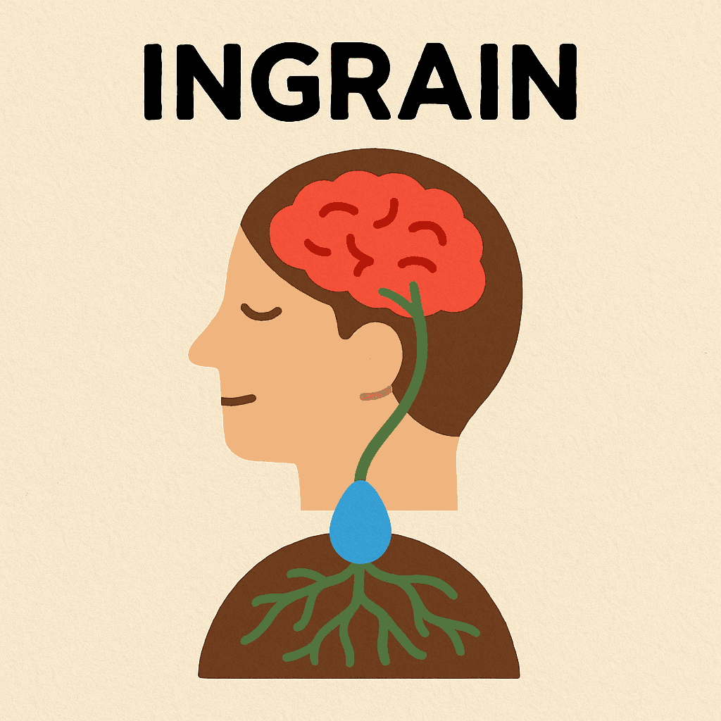 ingrain meaning and examples