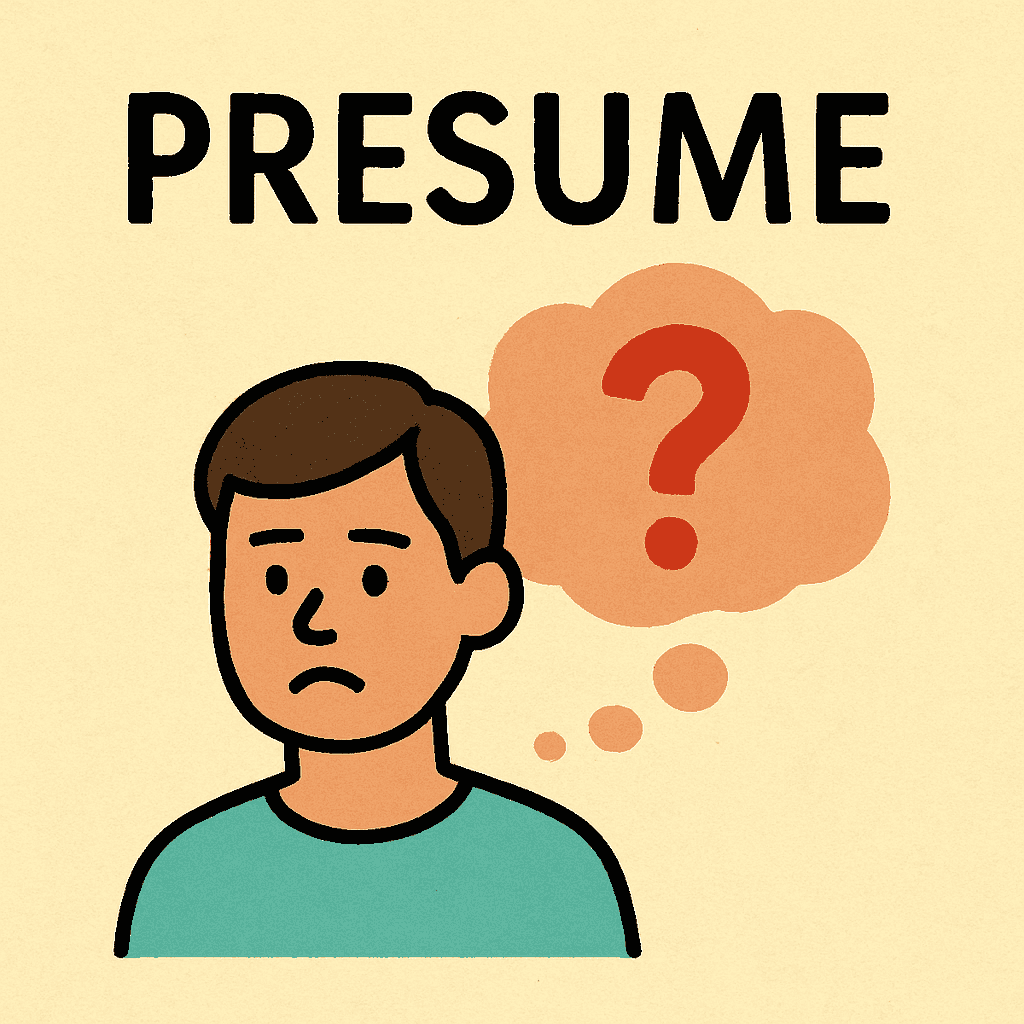 presume meaning and examples thumbnail