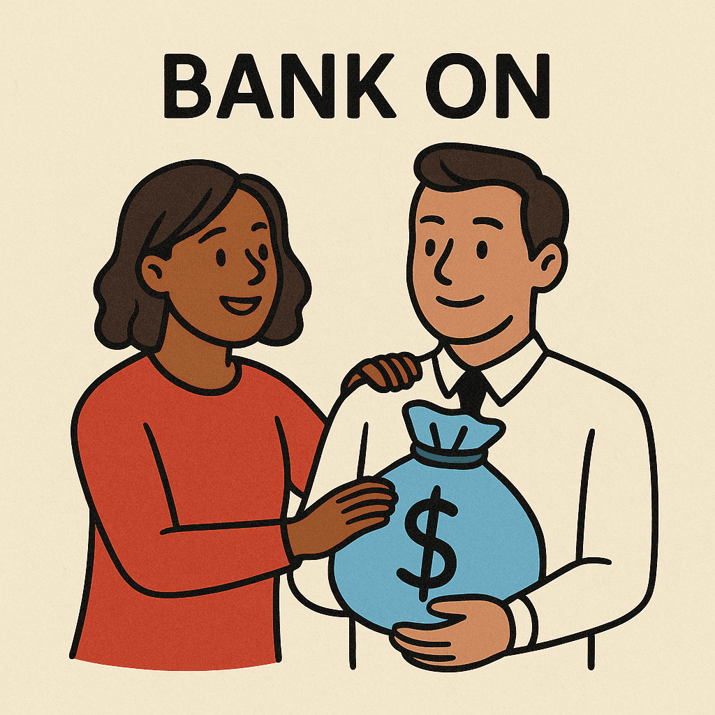 bank on meaning and examples thumbnail