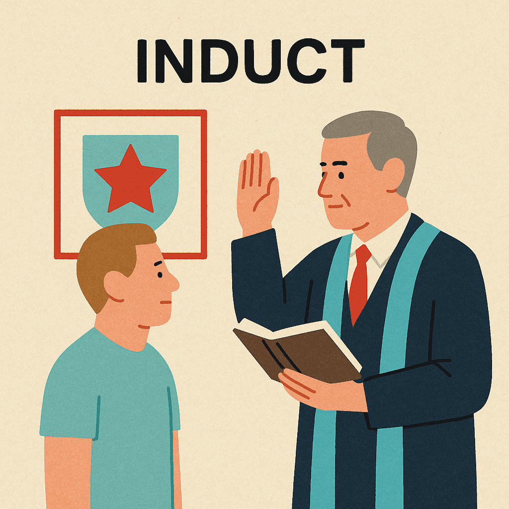 induct meaning and examples thumbnail