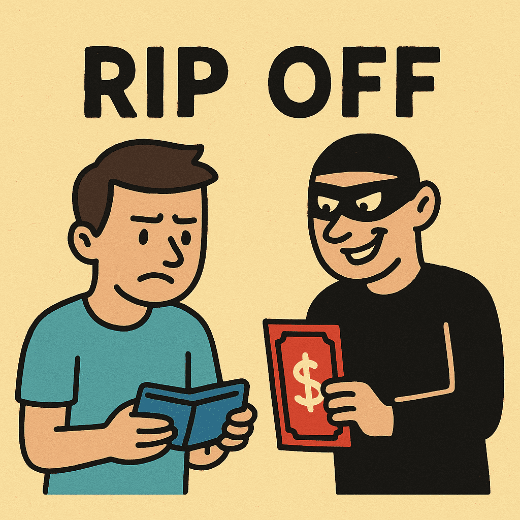 rip off meaning and examples thumbnail