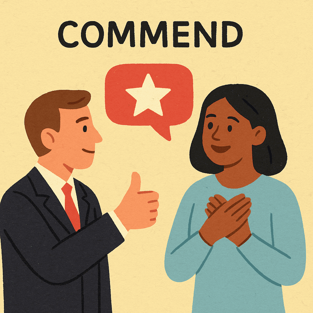 commend meaning and examples thumbnail